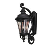 Castle Wall Lantern in Black