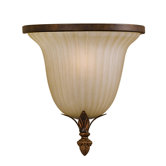 Sonoma Valley  Flush Wall Sconce in Aged Tortoise Shell