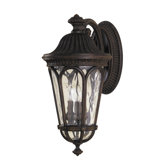 Regent Court  Outdoor Wall Lantern in Walnut