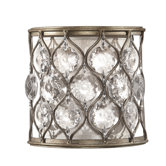 Lucia  Wall Sconce in Burnished Silver