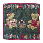 Ginger Teddy Toss Pillow