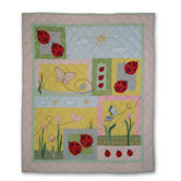 Ladybug Throw Quilt