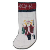 Northpole Fish Tales Santa Stocking
