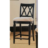 Camden Black Splat Bar Stool