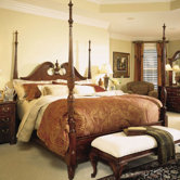 Grove Pediment Four Poster Bed