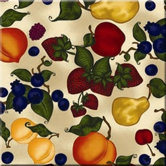 Tuftop Fruit Collage Trivet