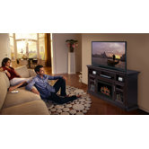 Bailey 66" TV Stand with Electric Fireplace