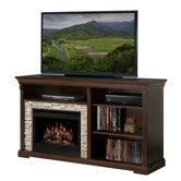 Edgewood 65" TV Stand with Electric Fireplace