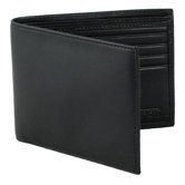 8 Pocket Wallet in Nappa Onyx