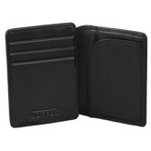 Front Pocket ID Wallet in Nappa Onyx