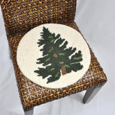 Tree Wool Hooked Chair Pad