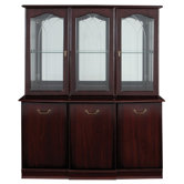 York Buffet Display Unit in Mahogany