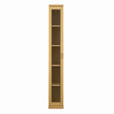 Huxley Glazed Shelf Unit Left / Right in Light Oak