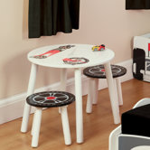 Speed Racer Table and Two Stools