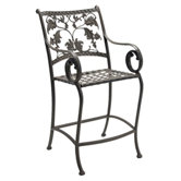 Old Gate Stationary Counter Stool with Loose Cushion