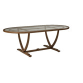 Vienna Oval Umbrella Table