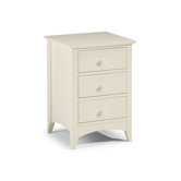 Cameo 3 Drawer Bedside Table