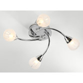 Villa Four Light Semi Flush Ceiling Light