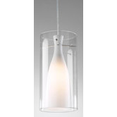 Boda One Light Pendant in Satin Chrome
