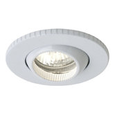Eon Fire Rated Downlight IP65 Swivel in White with MR16