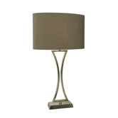 Oporto Wavy Table Lamp in Antique Brass