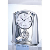 Silver Swing Clock
