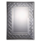 Cleavon Mirror with  a Lattice Design