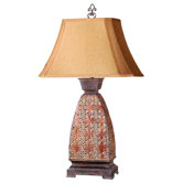 Alvarez Table Lamp in Dark Chestnut