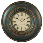 Adonis Wall Clock in Distressed Black