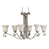 Lyon 6 Light Oval Chandelier