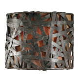 Naturals Alita Wall Sconce in Aged Black Metal