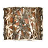 Naturals Alita Champagne Wall Sconce in Silver Leaf