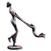 At Play Sculpture in Antiqued Chestnut