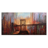 Colorful Skyline View Wall Art