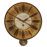 Louis Leniel Weathered Laminated Clock