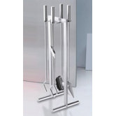 Calore 4 Piece Stainless Steel Fire Accessories Set