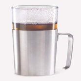 Rezzo Tea Cup Holder with Glass