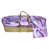 Retro Flowers Moses Basket
