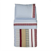 Boys Stripes and Plaids Toddler Bedding Collection