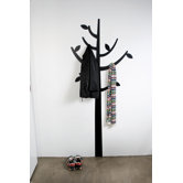 Coat Tree Wall Sticker in Black