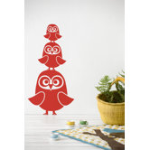 Three Owls Wallsticker