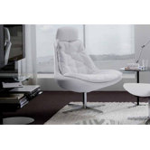 Daya Upholstered Armchair and Ottoman Set