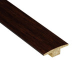 78" Woven Bamboo T-Molding in Walnut