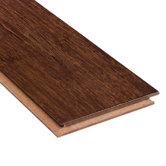 4-3/4" HDF Click Lock Engineered Strand Woven Bamboo in Sapelli