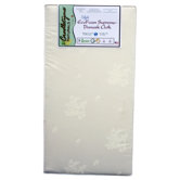 Cradletyme Naturals EcoFoam Supreme Damask Cloth Crib Mattress