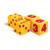 Giant Soft Cubes Numeral 2/pk 5