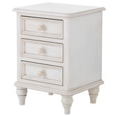Brittany 3 Drawer Bedside Table