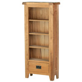 Sandown CD Cabinet in Rustic Oak