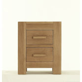 Block 2 Drawer Bedroom Bedside Table