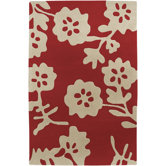 Cow Parade Red Rug